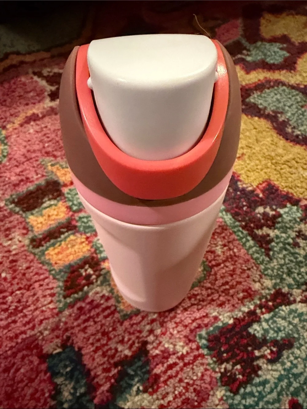 Owala Pink Stainless Steel Travel Bottle
